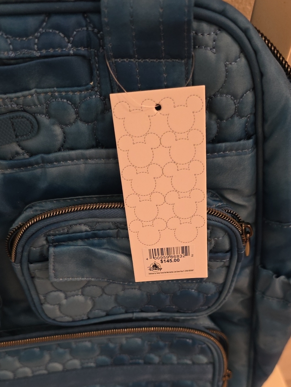 NWT. Lug Disney Puddle Jumper LE Convertible Tote Bag. RunDisney quilted bag - Picture 2 of 7
